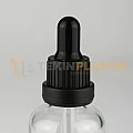 50 ML Toptan Boş Şeffaf Cam Damlalıklı Şişe Siyah Plastik Delikli Kilitli Kapak 50 ML Toptan Boş Şeffaf Cam Damlalıklı Şişe Siyah Plastik Delikli Kilitli Kapak