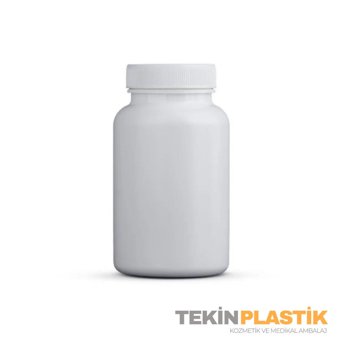 300 ML Plastik Boş Medikal Tablet Şişesi Düz Kapaklı 300 ML Plastik Boş Medikal Tablet Şişesi Düz Kapaklı