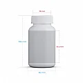 300 ML Plastik Tablet Şişesi Emniyetli Kapak