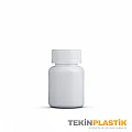 70 ML Plastik Boş Medikal Tablet Şişesi Emniyet Kapaklı 70 ML Plastik Boş Medikal Tablet Şişesi Emniyet Kapaklı