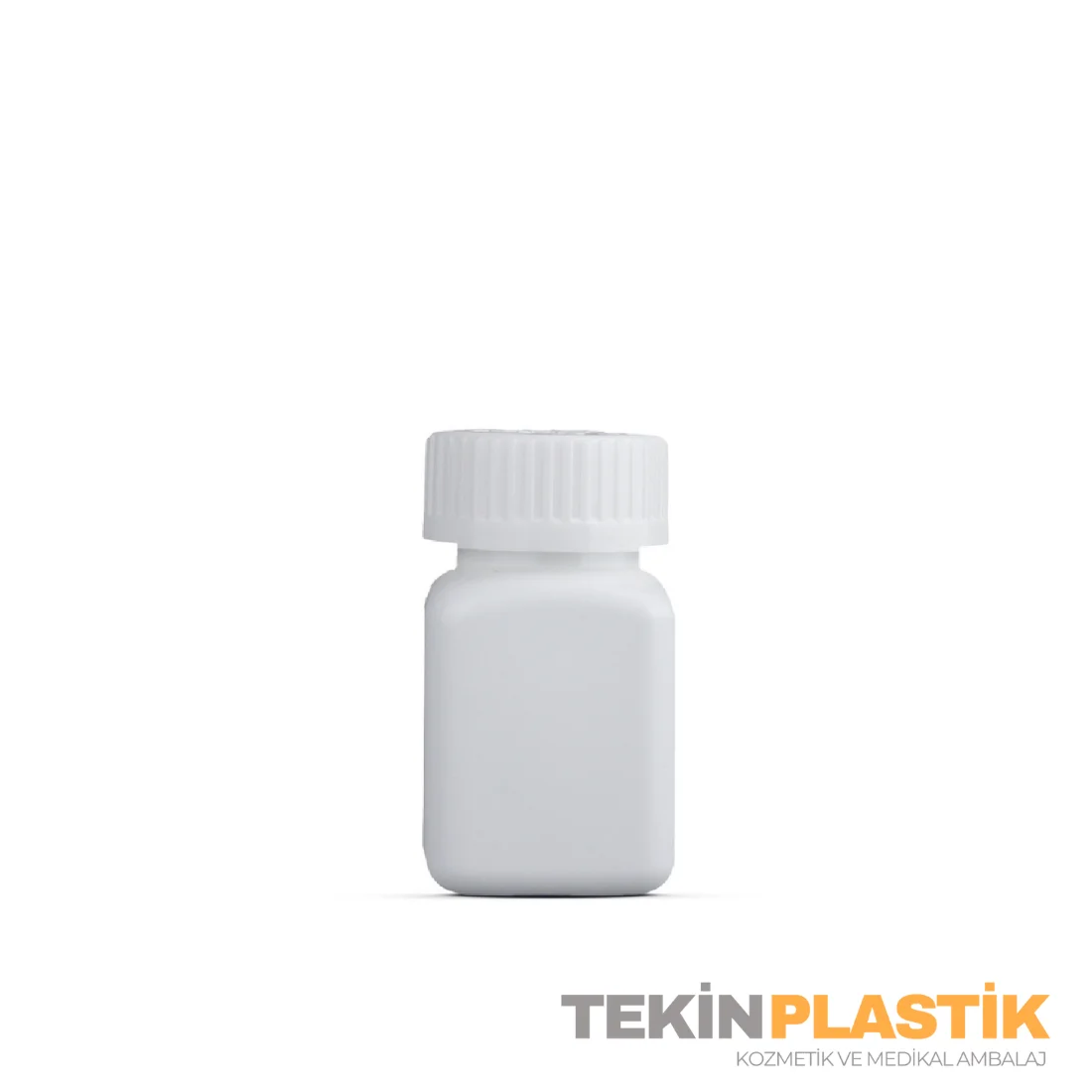 60 ML Plastik Kare Boş Medikal Tablet Şişesi Emniyet Kapaklı 60 ML Plastik Kare Boş Medikal Tablet Şişesi Emniyet Kapaklı