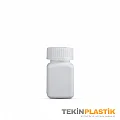 60 ML Plastik Kare Boş Medikal Tablet Şişesi Emniyet Kapaklı 60 ML Plastik Kare Boş Medikal Tablet Şişesi Emniyet Kapaklı
