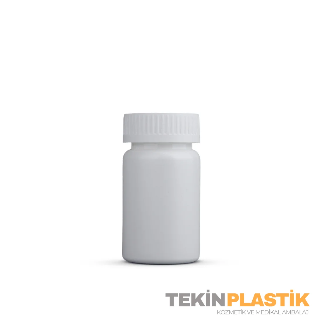 80 ML Plastik Boş Medikal Tablet Şişesi Emniyet Kapaklı