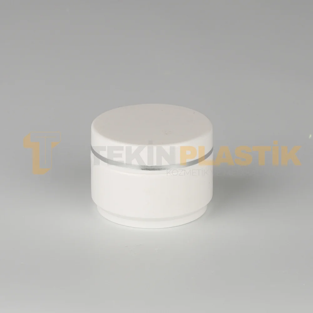 10 ML Çift Cıdarlı Beyaz Plastik Krem Kutusu Gümüş Yaldızlı Plastik Krem Kavanozu 10 ML Çift Cıdarlı Beyaz Plastik Krem Kutusu Gümüş Yaldızlı Plastik Krem Kavanozu