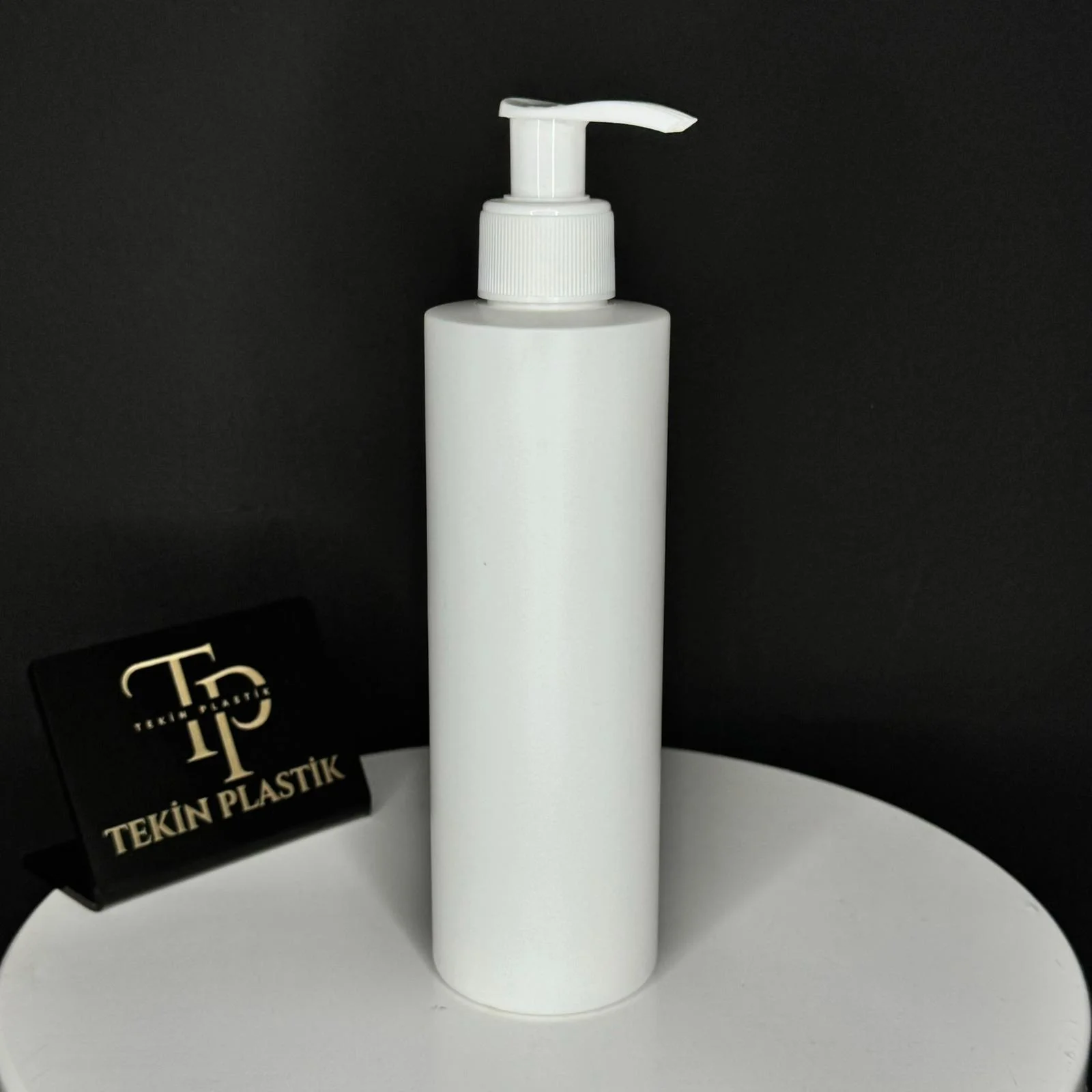 250 ml Beyaz Polietilen Şişeler Kozmetik Plastik Şişeler