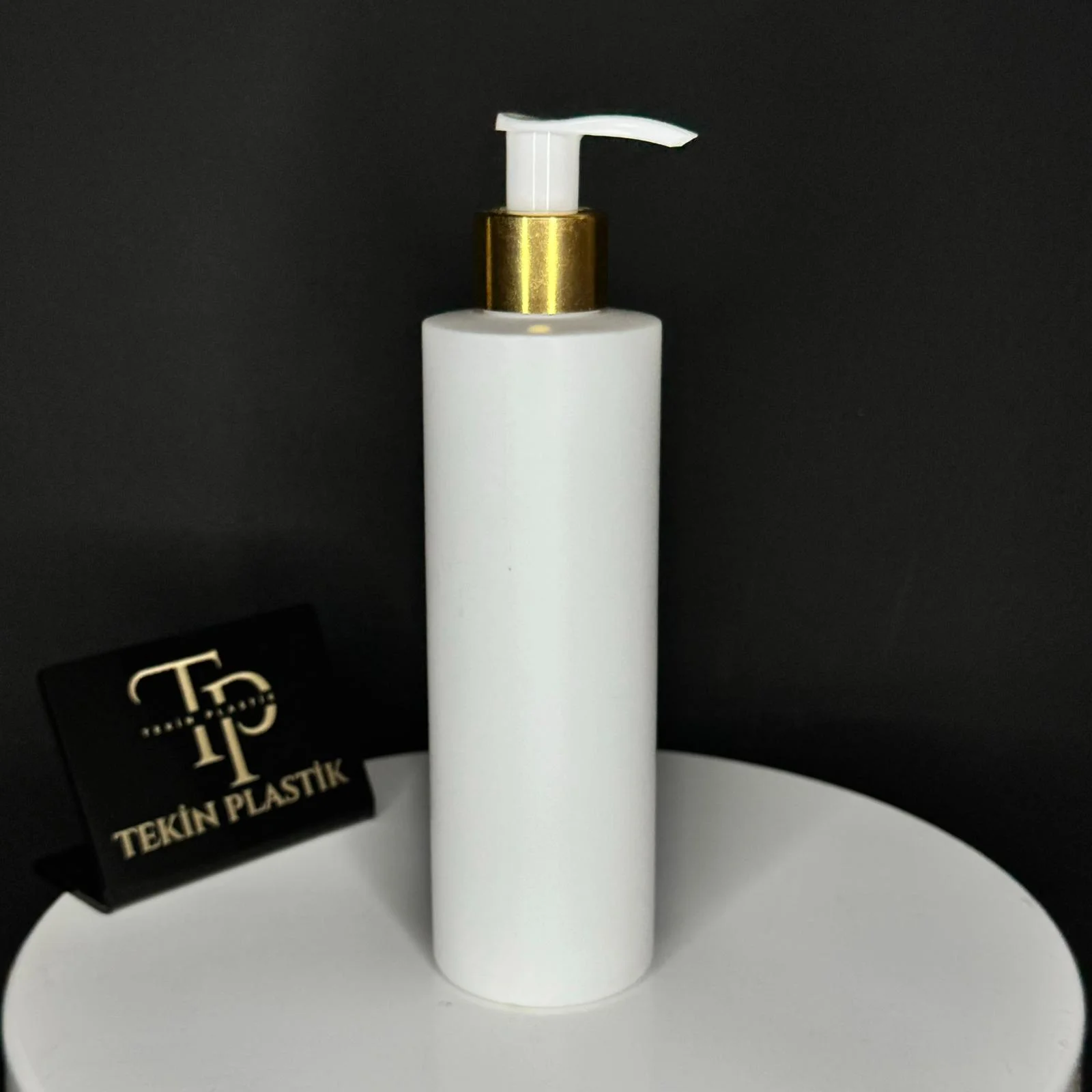 250 ml Beyaz Polietilen Şişeler Kozmetik Plastik Şişeler