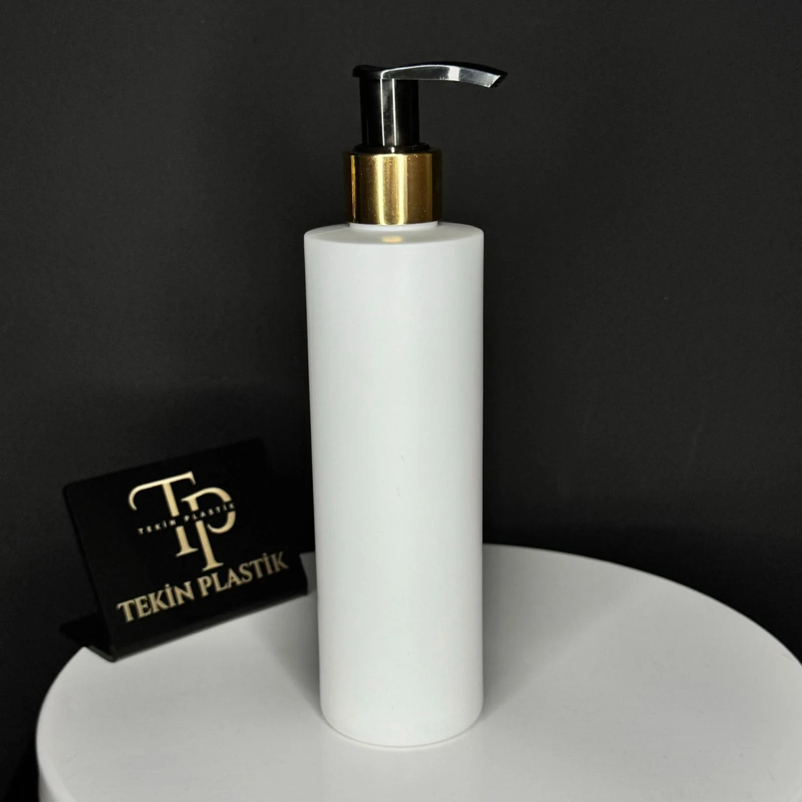 250 ml Beyaz Polietilen Şişeler Kozmetik Plastik Şişeler