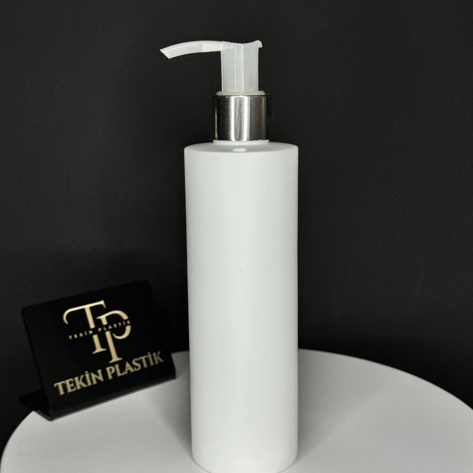 250 ml Beyaz Polietilen Şişeler Kozmetik Plastik Şişeler