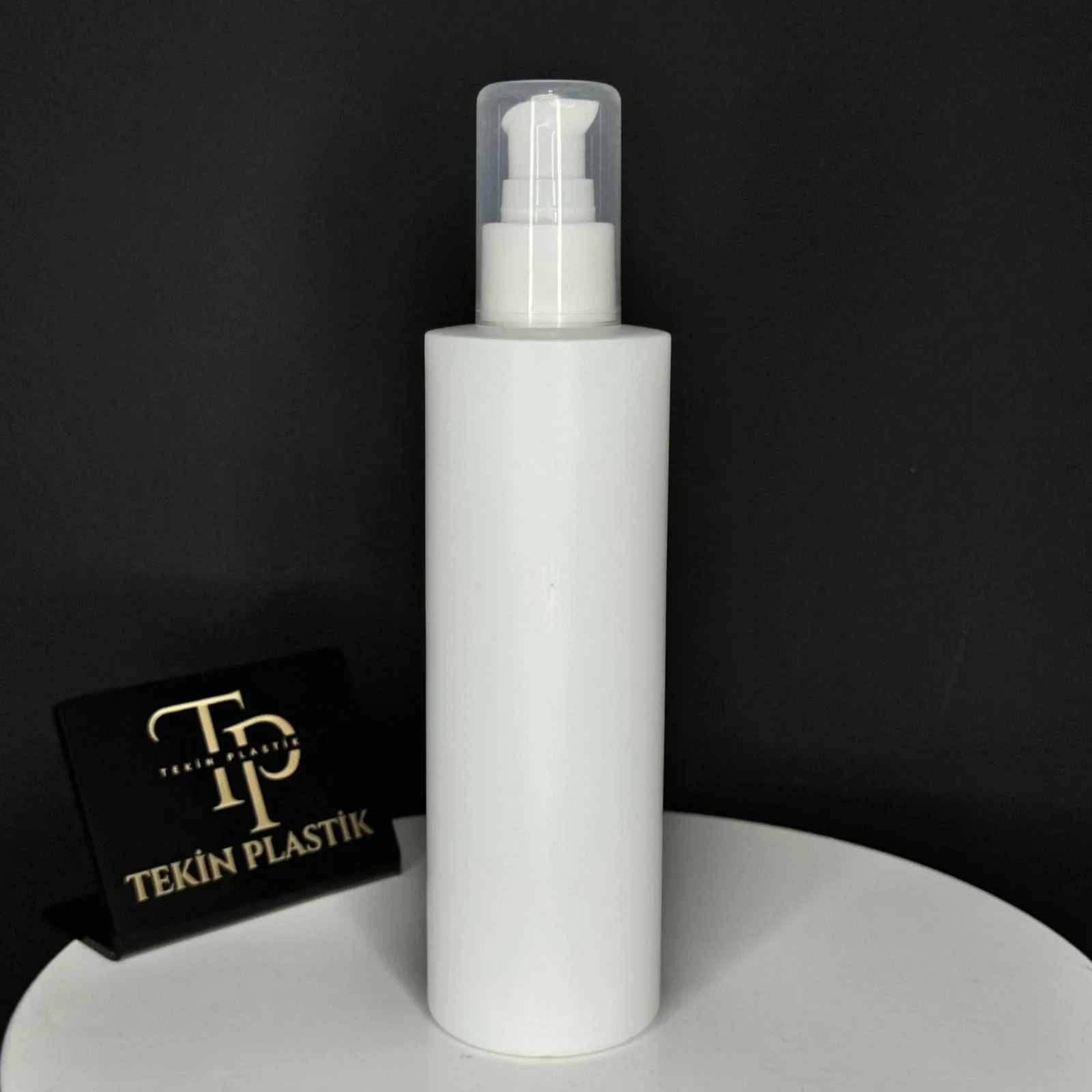 250 ml Beyaz Polietilen Şişeler Kozmetik Plastik Şişeler