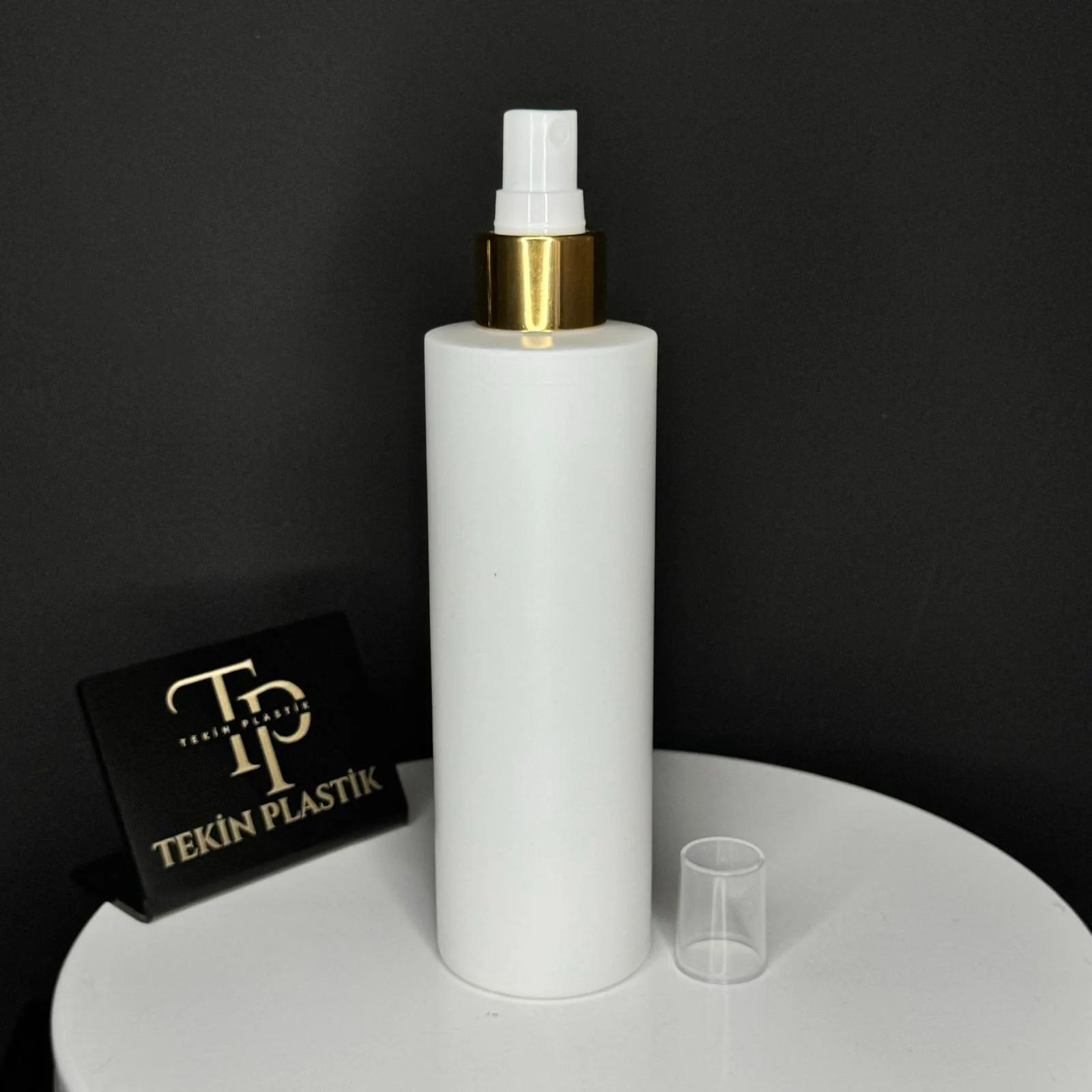 250 ml Beyaz Polietilen Şişeler Kozmetik Plastik Şişeler