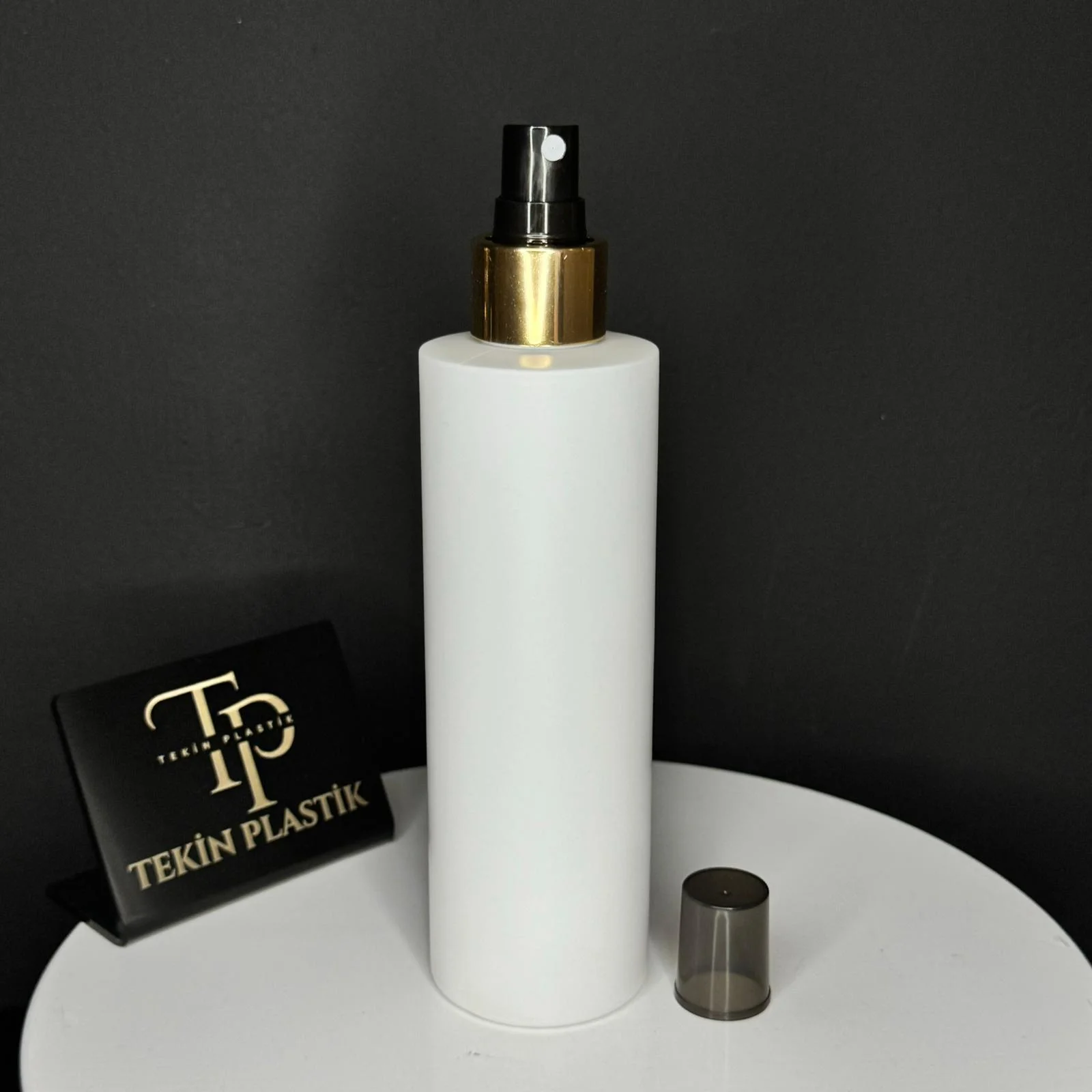 250 ml Beyaz Polietilen Şişeler Kozmetik Plastik Şişeler