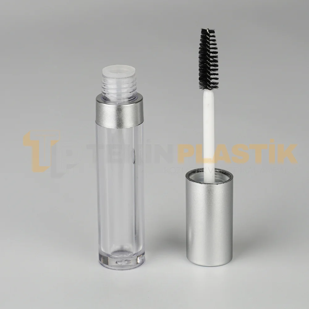 5 ml Plastik Kaş Kirpik Ambalajı Gümüş Renk Kirpik Ambalajı Siyah Fırçalı 5 ml Plastik Kaş Kirpik Ambalajı Gümüş Renk Kirpik Ambalajı Siyah Fırçalı