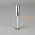 5 ml Plastik Lip Gloss Dudak Parlatıcı Ambalajı Gümüş Kaplama 5 ml Plastik Lip Gloss Dudak Parlatıcı Ambalajı Gümüş Kaplama