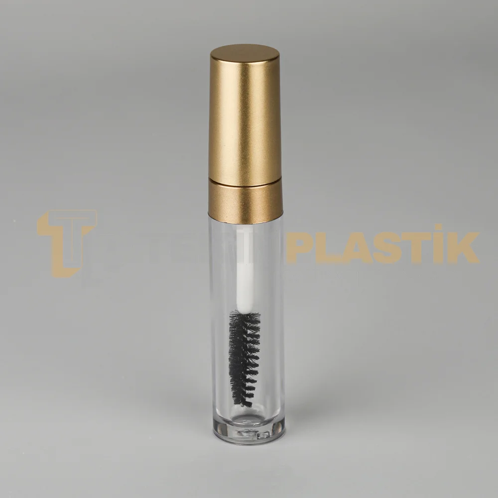5 ml Plastik Kaş Kirpik Ambalajı Gold Renk Kirpik Ambalajı Siyah Fırçalı 5 ml Plastik Kaş Kirpik Ambalajı Gold Renk Kirpik Ambalajı Siyah Fırçalı