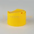 24 mm Geniş Büyük Disc Top Kapak Şampuan Kapak Sarı Renk
