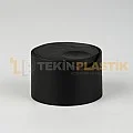 24 mm Geniş Büyük Disc Top Kapak Şampuan Kapak Siyah Renk