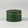 24 mm Geniş Büyük Disc Top Kapak Şampuan Kapak Koyu Yeşil Renk