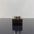 50 ml Amber Cam Krem Kavanozu Parlak Gümüş Kapaklı Tıpalı 50 ml Amber Cam Krem Kavanozu Parlak Gümüş Kapaklı Tıpalı