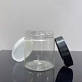 150 ml Şeffaf Pet Krem Kavanozu Siyah Kapaklı Tıpalı 150 ml Şeffaf Pet Krem Kavanozu Siyah Kapaklı Tıpalı
