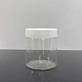 150 ml Şeffaf Pet Krem Kavanozu Beyaz Kapaklı Tıpalı 150 ml Şeffaf Pet Krem Kavanozu Beyaz Kapaklı Tıpalı