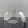 150 ml Şeffaf Pet Krem Kavanozu Beyaz Kapaklı Tıpalı 150 ml Şeffaf Pet Krem Kavanozu Beyaz Kapaklı Tıpalı