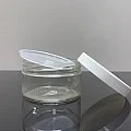 100 ml Şeffaf Pet Krem Kavanozu Beyaz Kapaklı Tıpalı 100 ml Şeffaf Pet Krem Kavanozu Beyaz Kapaklı Tıpalı
