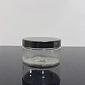 100 ml Şeffaf Pet Krem Kavanozu Siyah Kapaklı Tıpalı 100 ml Şeffaf Pet Krem Kavanozu Siyah Kapaklı Tıpalı