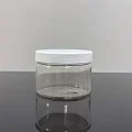 150 ml Şeffaf Pet Krem Kavanozu Beyaz Kapaklı Tıpalı 150 ml Şeffaf Pet Krem Kavanozu Beyaz Kapaklı Tıpalı