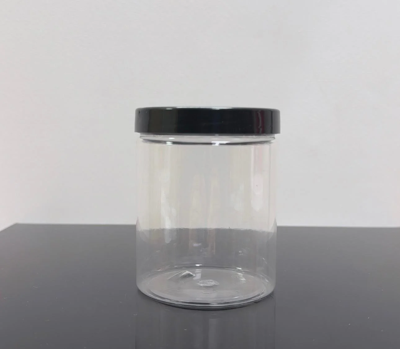 300 ml Şeffaf Pet Krem Kavanozu Siyah Kapaklı Tıpalı 300 ml Şeffaf Pet Krem Kavanozu Siyah Kapaklı Tıpalı