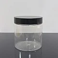 500 ml Şeffaf Pet Krem Kavanozu Parlak Siyah Kapaklı Tıpalı 500 ml Şeffaf Pet Krem Kavanozu Parlak Siyah Kapaklı Tıpalı