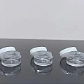 5 ml Şeffaf Beyaz Kapaklı Akrilik Kavanoz 5 ml Şeffaf Beyaz Kapaklı Akrilik Kavanoz