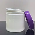 500 ml Beyaz Pet Kavanoz Mor Kapaklı Tıpalı 500 ml Beyaz Pet Kavanoz Mor Kapaklı Tıpalı