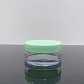 50 ml Şeffaf Turkuaz Kapaklı Akrilik Kavanoz 50 ml Şeffaf Turkuaz Kapaklı Akrilik Kavanoz