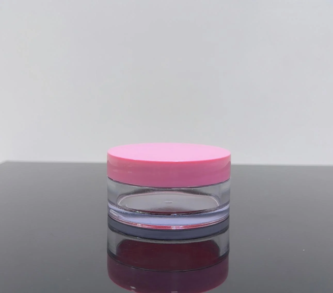50 ml Şeffaf Pembe Kapaklı Tıpalı Akrilik Kavanoz 50 ml Şeffaf Pembe Kapaklı Tıpalı Akrilik Kavanoz