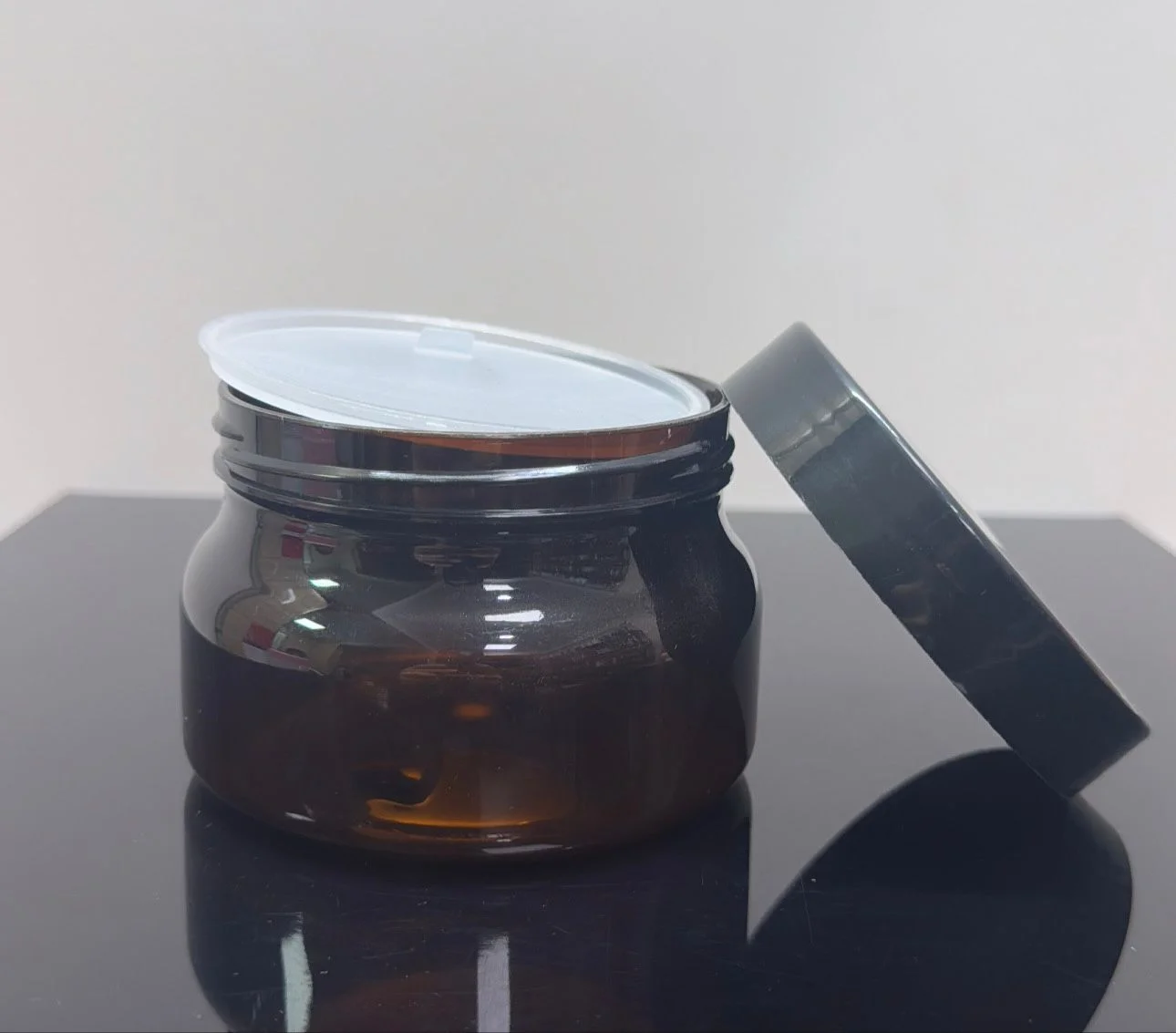 250 ml Amber Pet Krem Kavanozu Tıpalı 250 ml Amber Pet Krem Kavanozu Tıpalı
