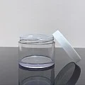 100 ml Şeffaf Beyaz Kapaklı Tıpalı Akrilik Kavanoz 100 ml Şeffaf Beyaz Kapaklı Tıpalı Akrilik Kavanoz