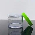 100 ml Şeffaf Yeşil Kapaklı Tıpalı Akrilik Kavanoz 100 ml Şeffaf Yeşil Kapaklı Tıpalı Akrilik Kavanoz