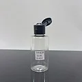 50 ml Boş Şeffaf Plastik Şişe Siyah Açmalı Fliptop Kapaklı 50 ml Boş Şeffaf Plastik Şişe Siyah Açmalı Fliptop Kapaklı