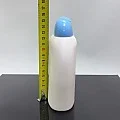 400 ml Beyaz Şampuan Şişesi Mavi Kapaklı 400 ml Beyaz Şampuan Şişesi Mavi Kapaklı