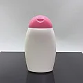 250 ml Beyaz Şampuan Şişesi Pembe Kapaklı 250 ml Beyaz Şampuan Şişesi Pembe Kapaklı