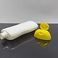 200 ml Beyaz Şampuan Şişesi Sarı Kapaklı 200 ml Beyaz Şampuan Şişesi Sarı Kapaklı