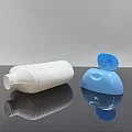 100 ml Beyaz Şampuan Şişesi Mavi Kapaklı 100 ml Beyaz Şampuan Şişesi Mavi Kapaklı
