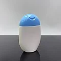 100 ml Beyaz Şampuan Şişesi Mavi Kapaklı 100 ml Beyaz Şampuan Şişesi Mavi Kapaklı