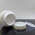 50 ml Çift Çıdarlı Tıpalı Krem Beyaz Krem Kavanozu 50 ml Çift Çıdarlı Tıpalı Krem Beyaz Krem Kavanozu