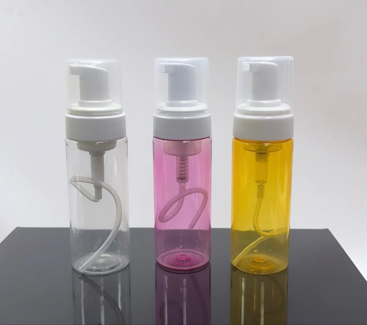 200 ml Şeffaf Köpük Yapıcı Pet Şişe Köpük Fırçalı 200 ml Şeffaf Köpük Yapıcı Pet Şişe Köpük Fırçalı