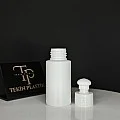 50 ML Beyaz Küt Model Plastik Şişe Şampuan Kapaklı