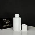 50 ML Beyaz Küt Model Plastik Şişe Beyaz Disctop Şampuan Kapaklı