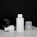 50 ML Küt Model Beyaz Plastik Şişe Plastik Kapak Losyon Pompalı